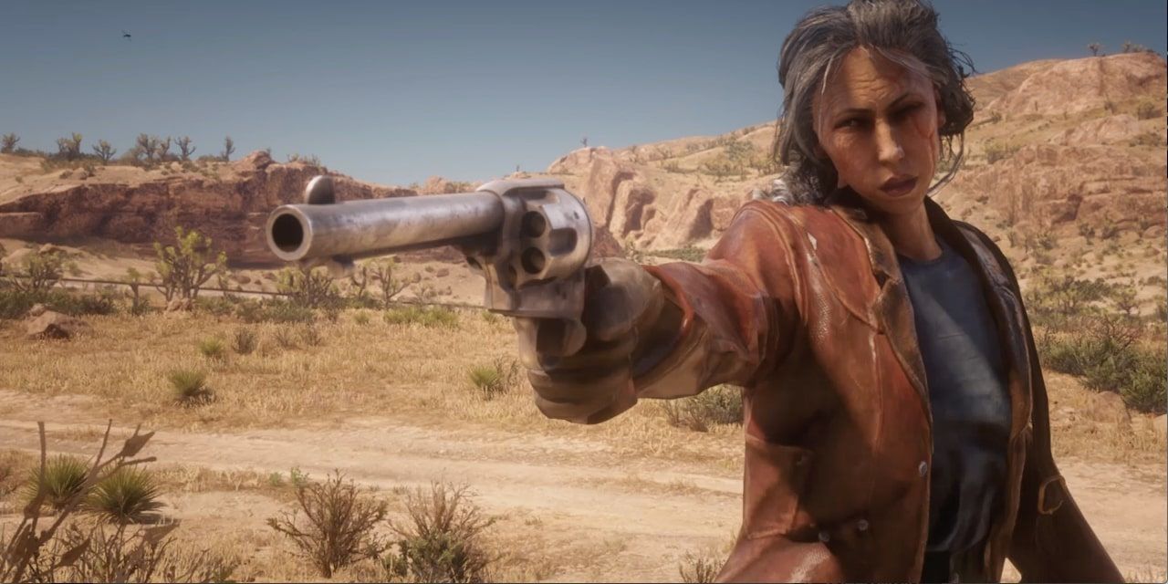 Red Dead Online Character Aiming