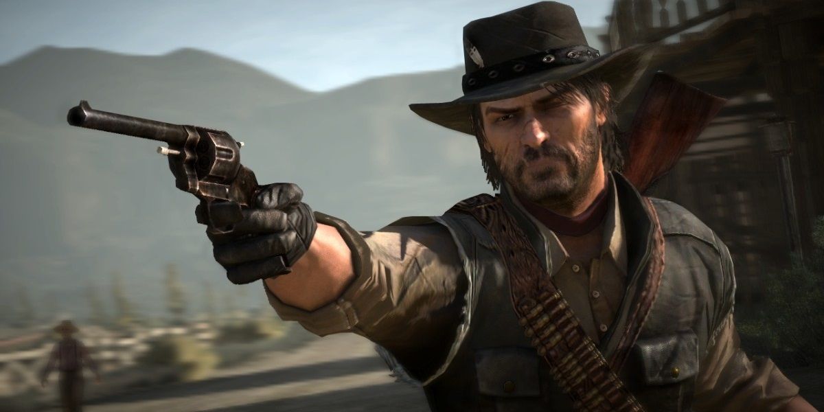 Red Dead Redemption John Marston Aiming