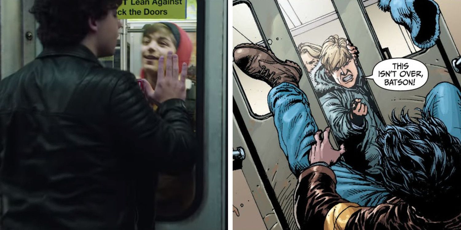Shazam Billy Escapes Into The Subway