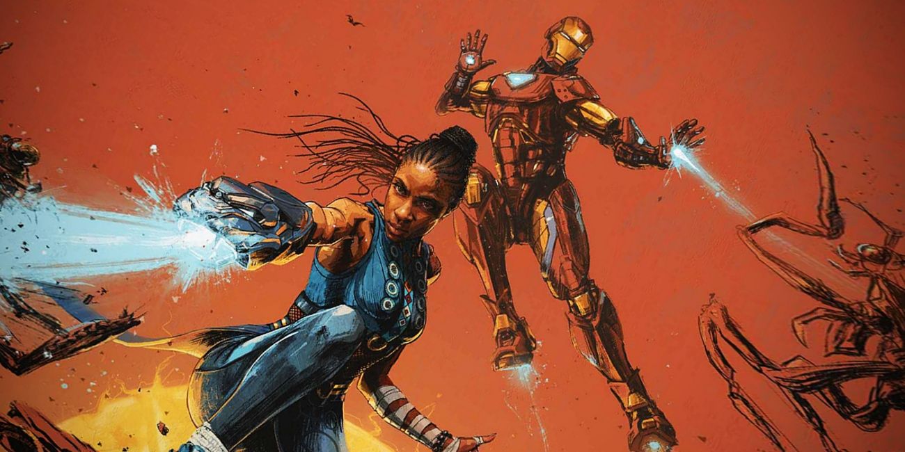 Shuri and Iron Man