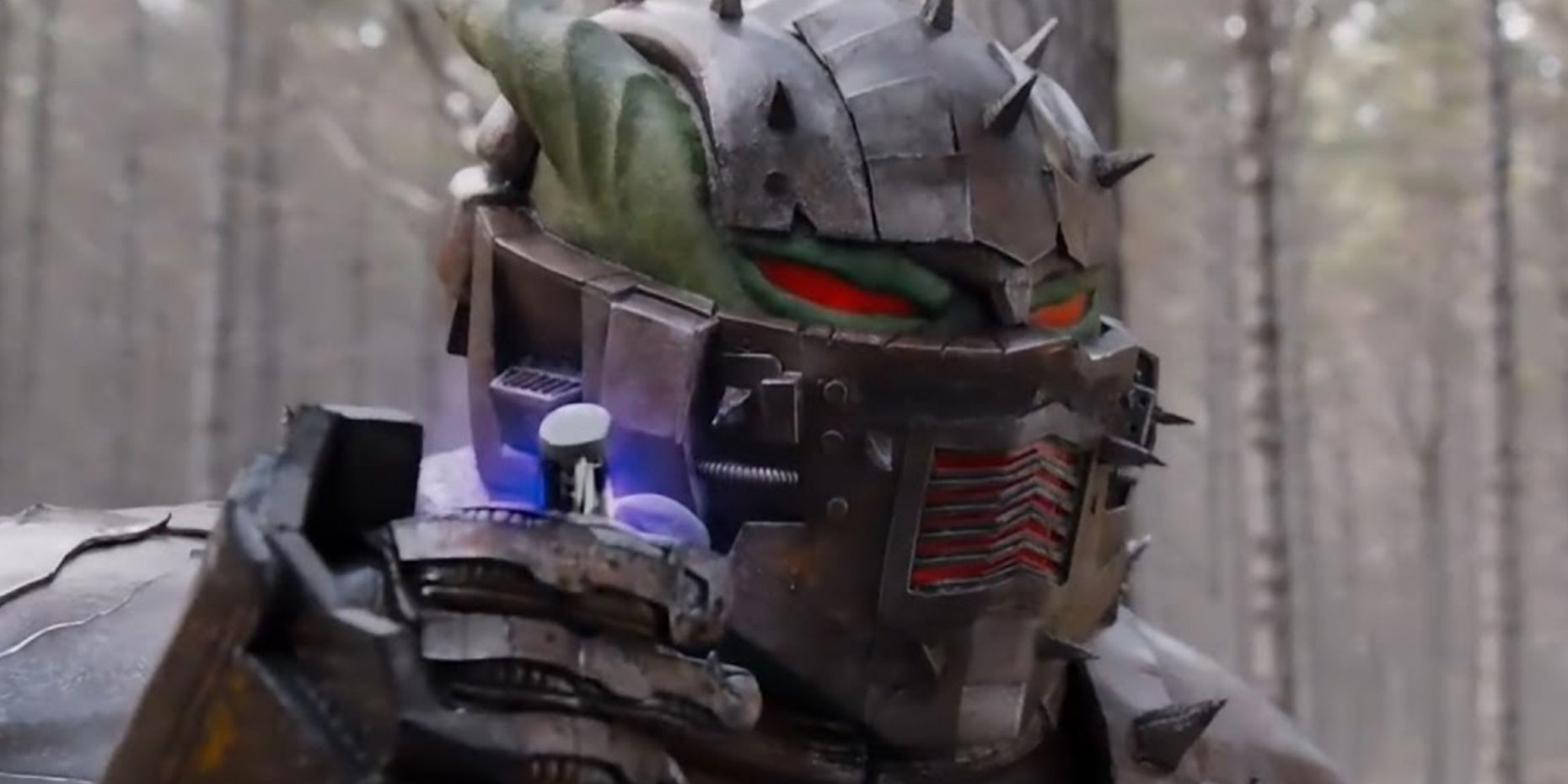 Sledge in his armor in Power Rangers Dino Charge