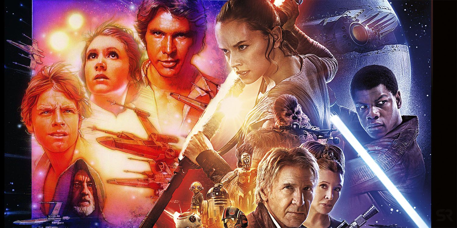 Star Wars A New Hope Force Awakens Differences