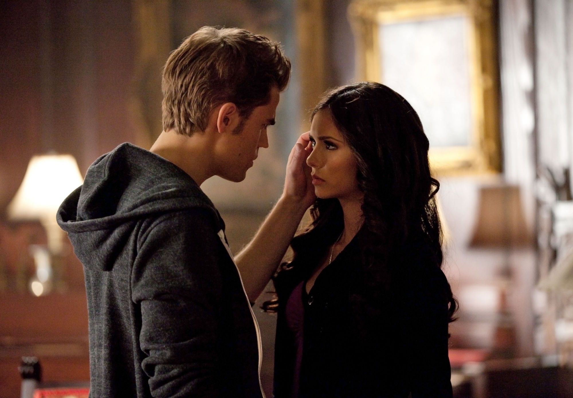 Stefan and Katherine Hooking Up