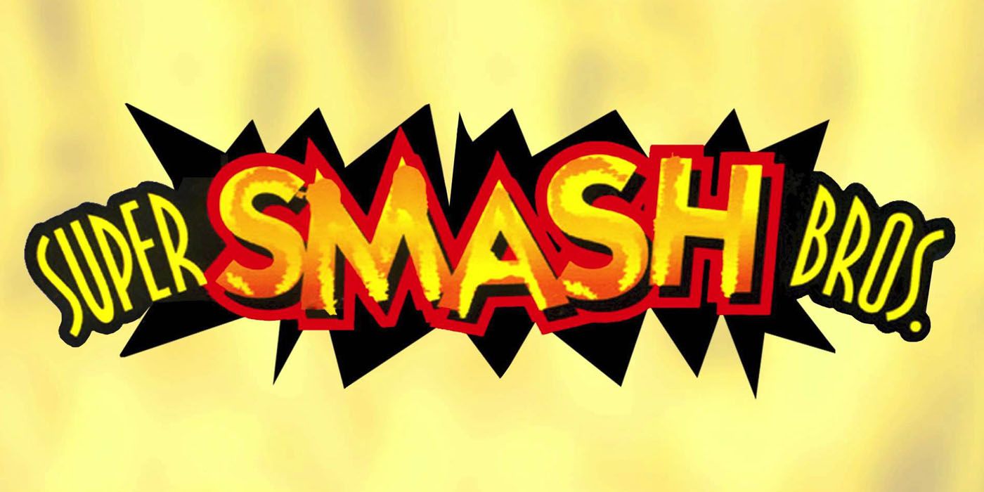 O logotipo original do Super Smash Bros.