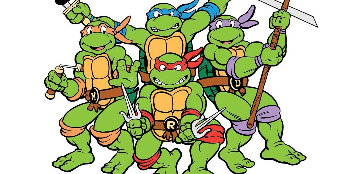 Original poster for animated Teenage Mutant Ninja Turtles show