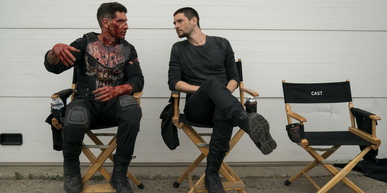 The Punisher - Jon Bernthal and Ben Barnes