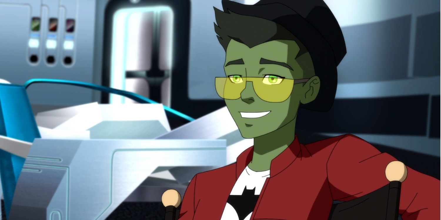 Beast Boy smiling in Young Justice