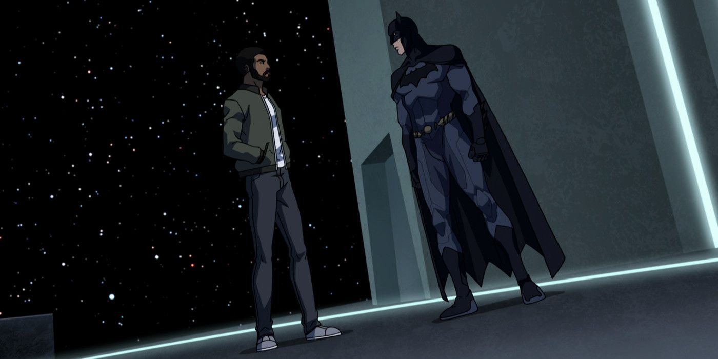 Young Justice Jefferson Pierce and Batman