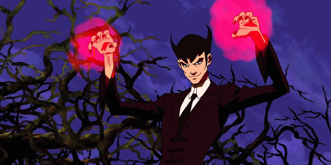 Klarion The Witch Boy using his powers in Young Justice.