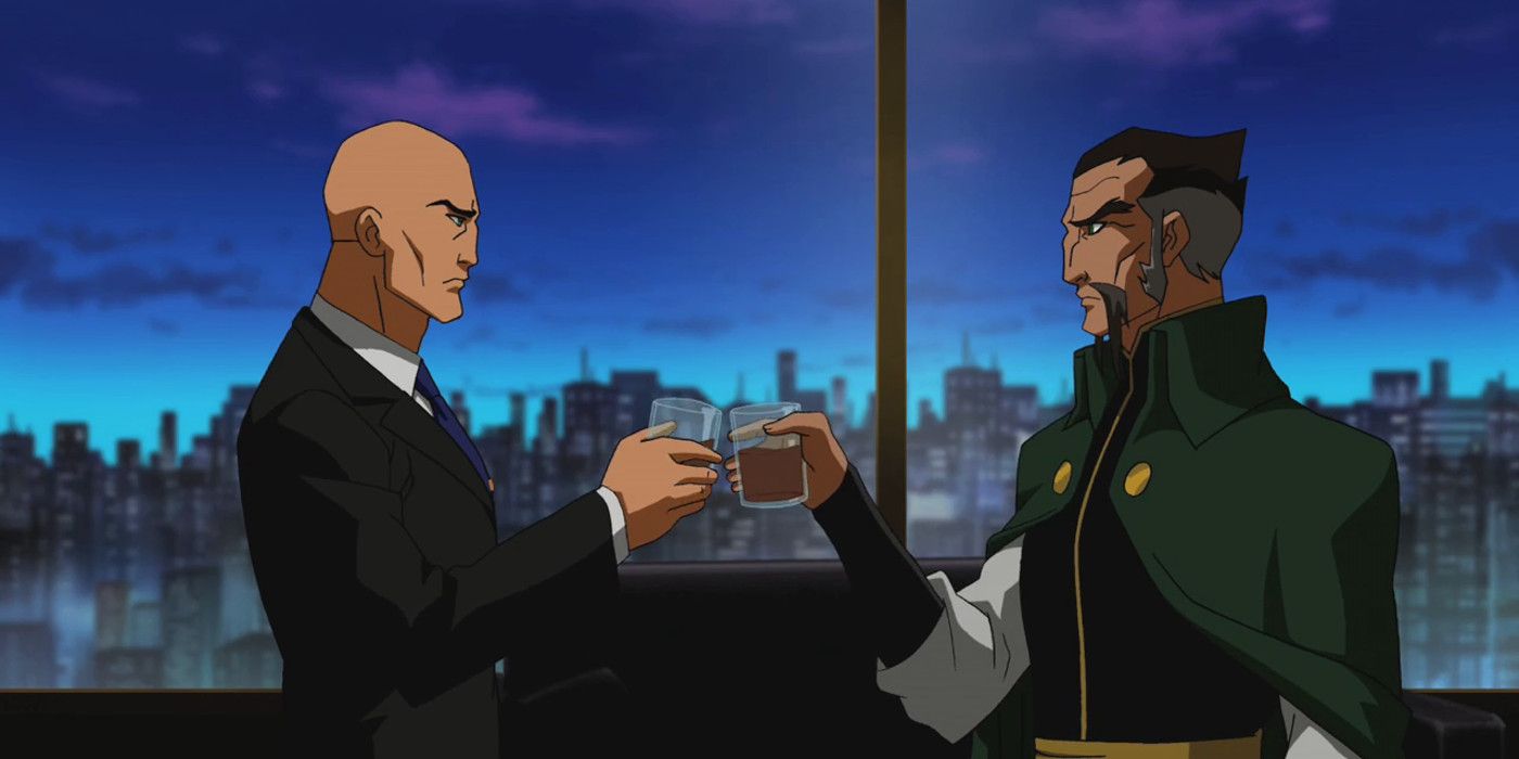 Young Justice Lex Luthor and Ra's Al Ghul