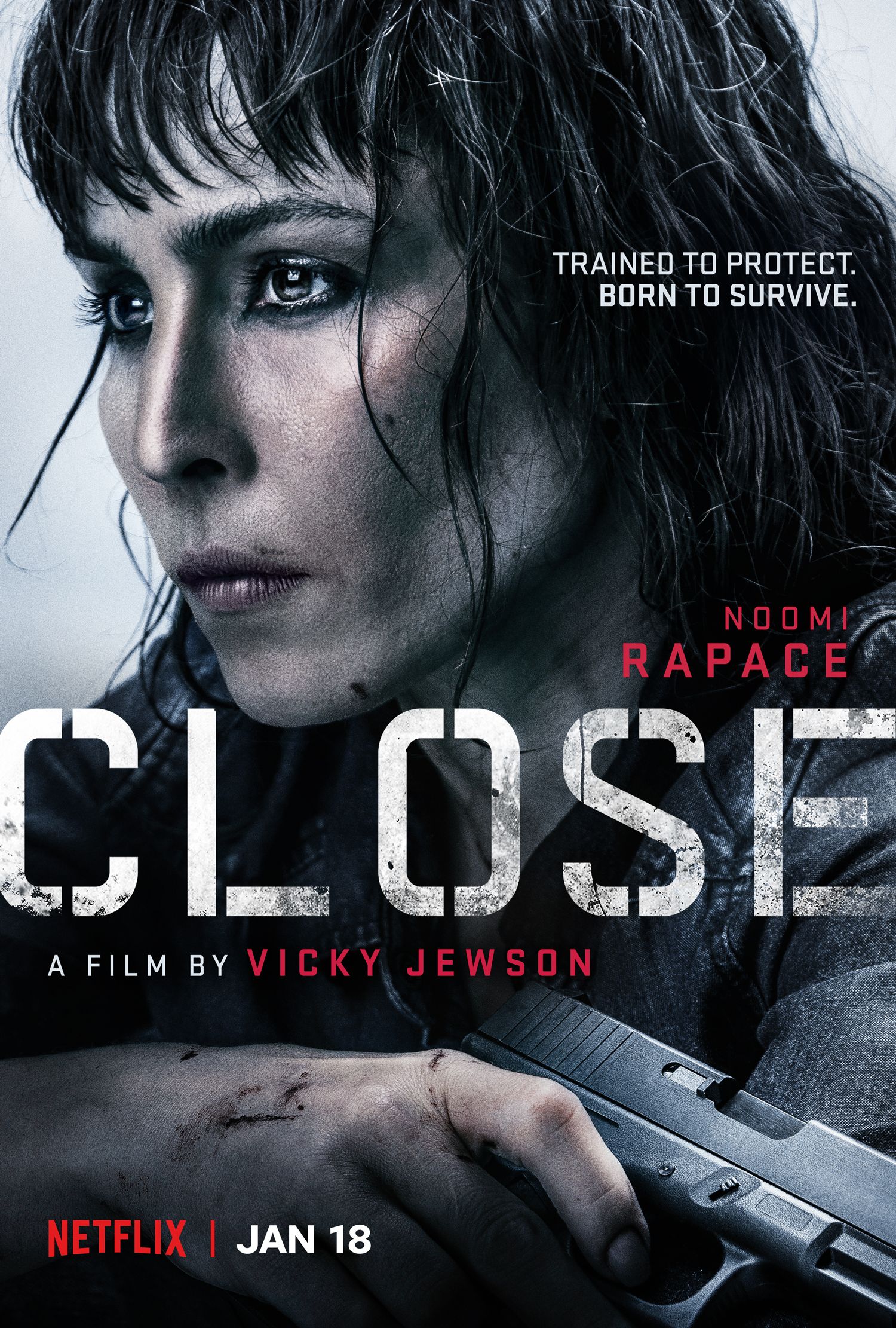 Close poster with Noomi Rapace