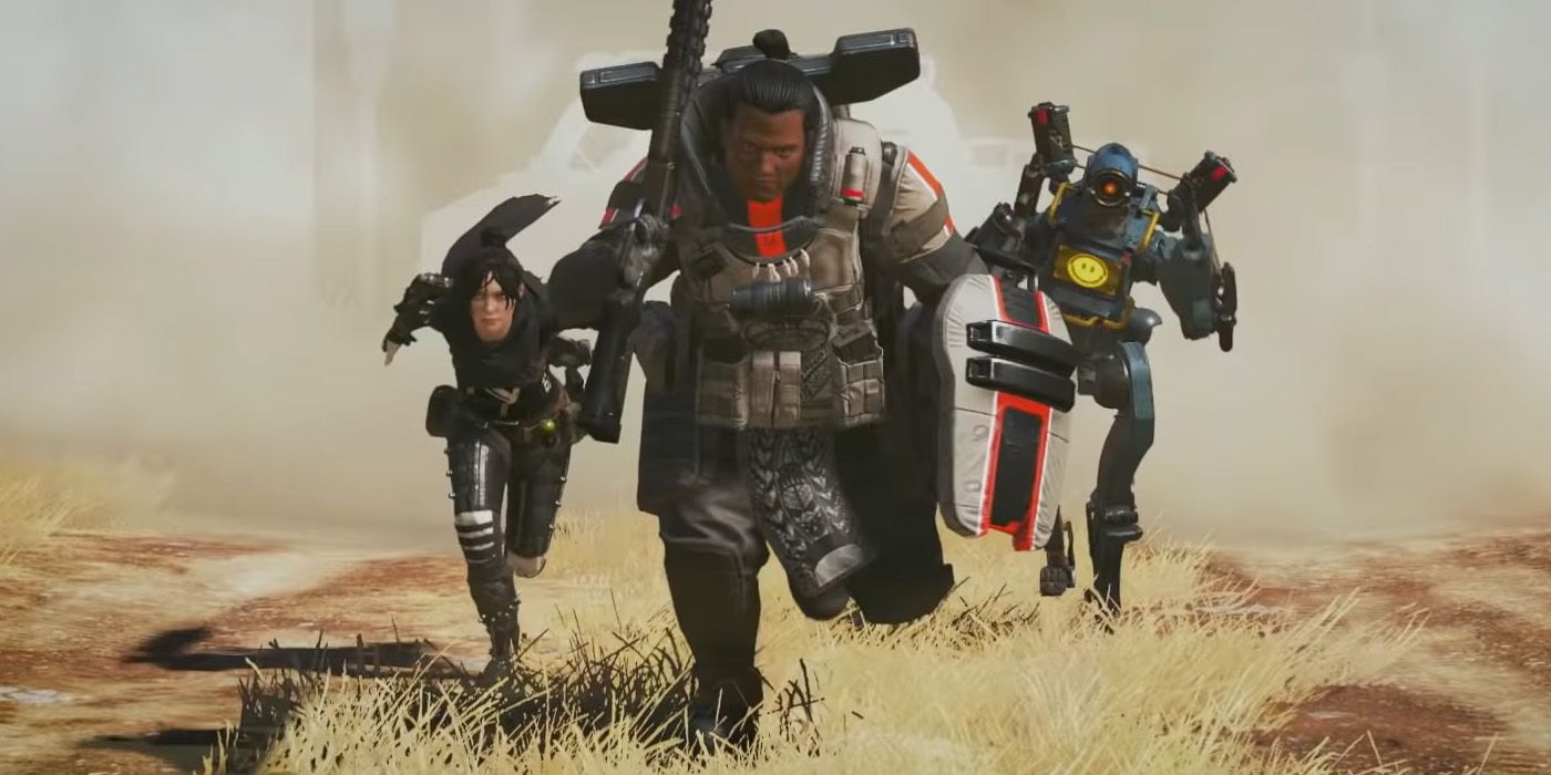Characters running in Apex Legends