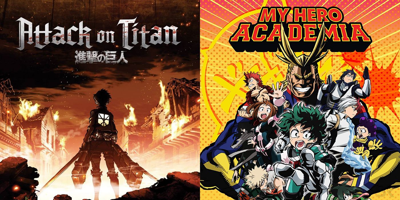 Attack on Titan and My Hero Academia