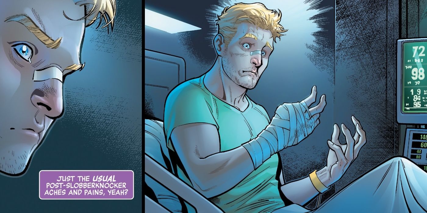 Avengers Comic Hawkeye Loses His Thumb