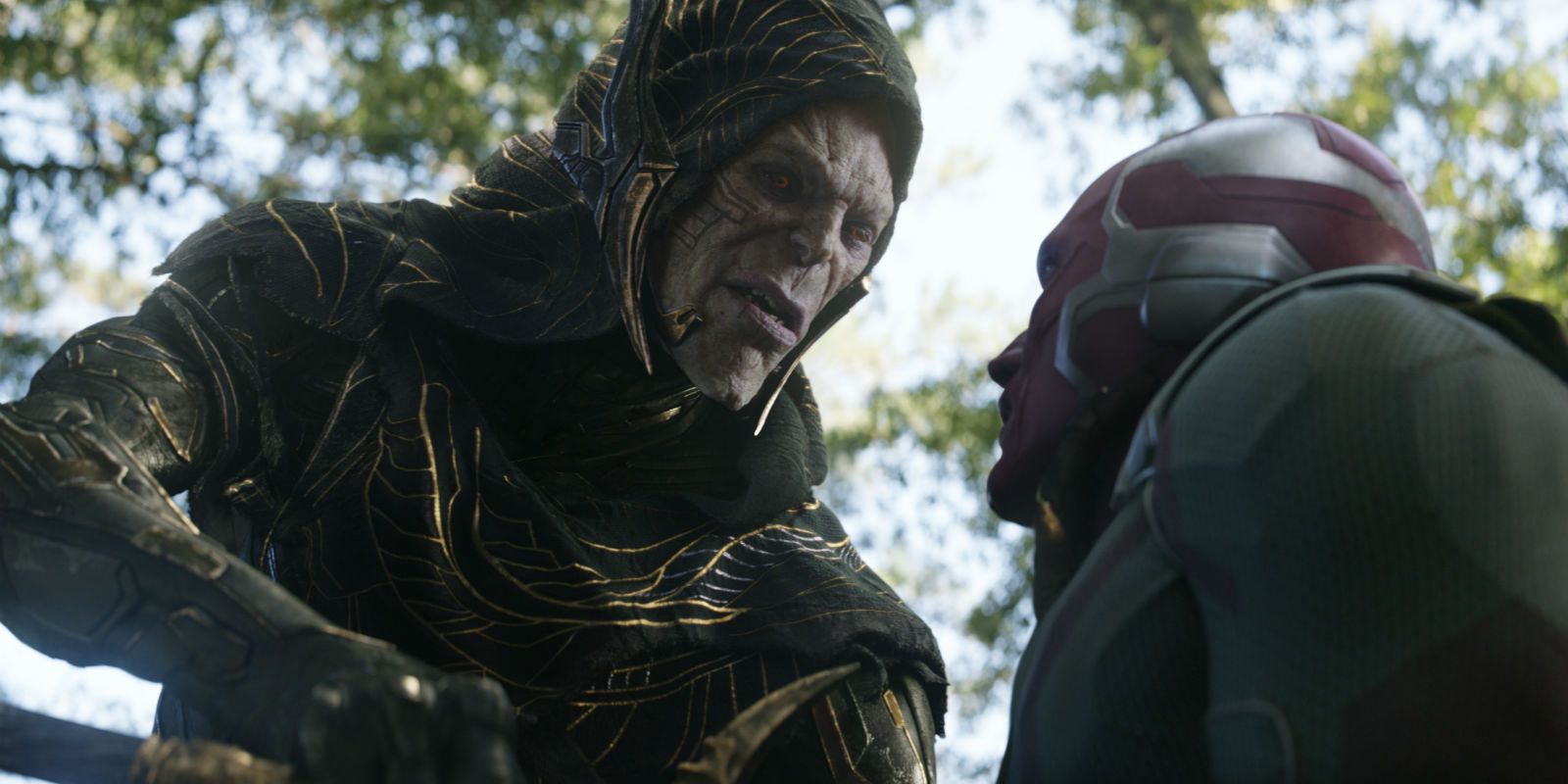 Avengers Infinity War - Corvus Glaive and Vision