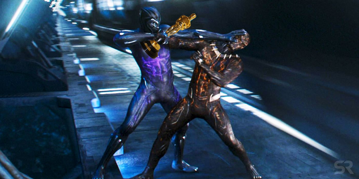 Black Panther and Killmonger Oscar Fight