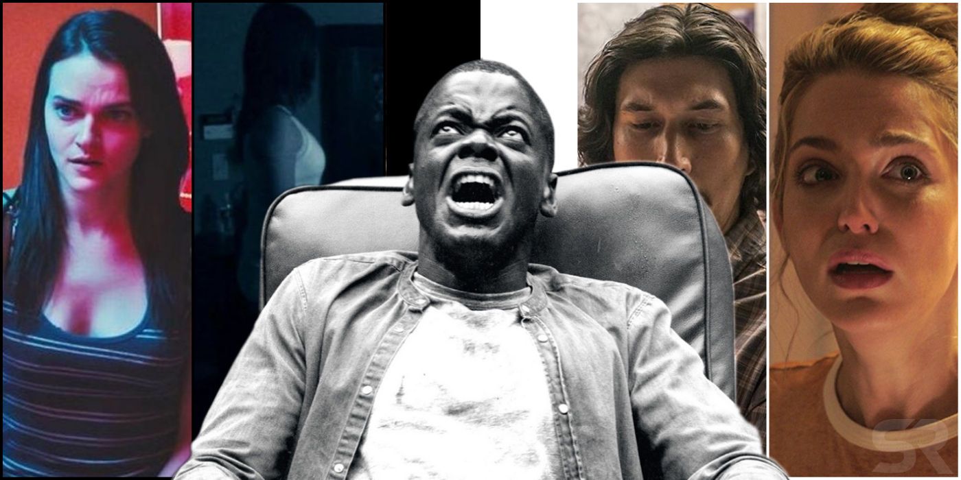 Custom photo of several Blumhouse productions with Get Out in the center