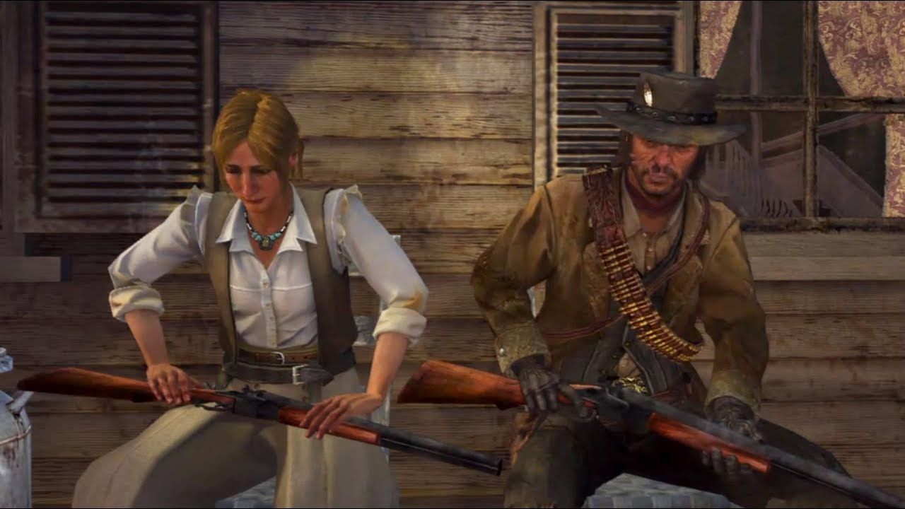 Bonnie MacFarlane and John Marston