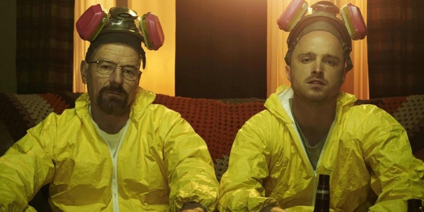 Jesse and Walter in Breaking Bad.