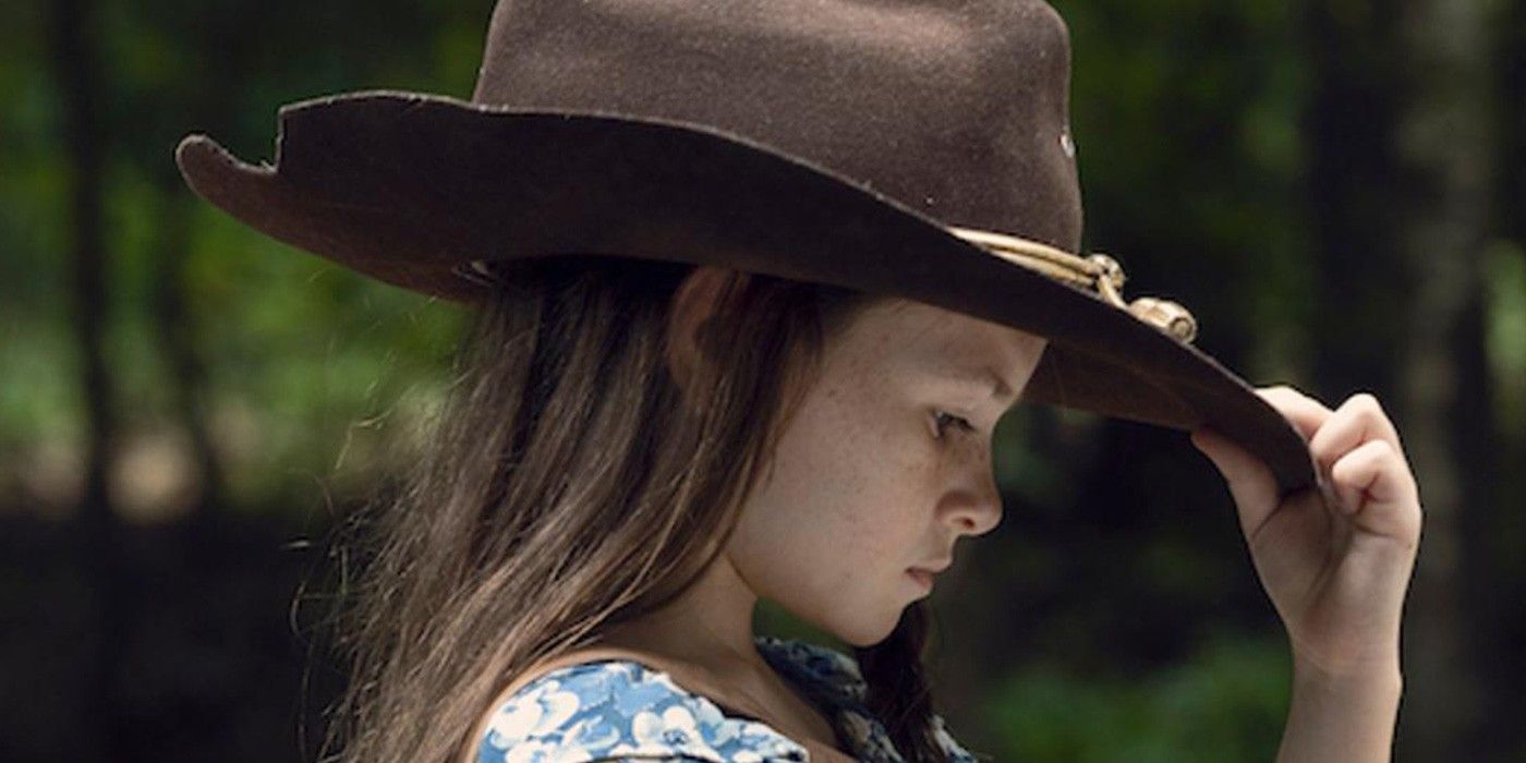 Cailey Fleming como Judith Grimes em The Walking Dead
