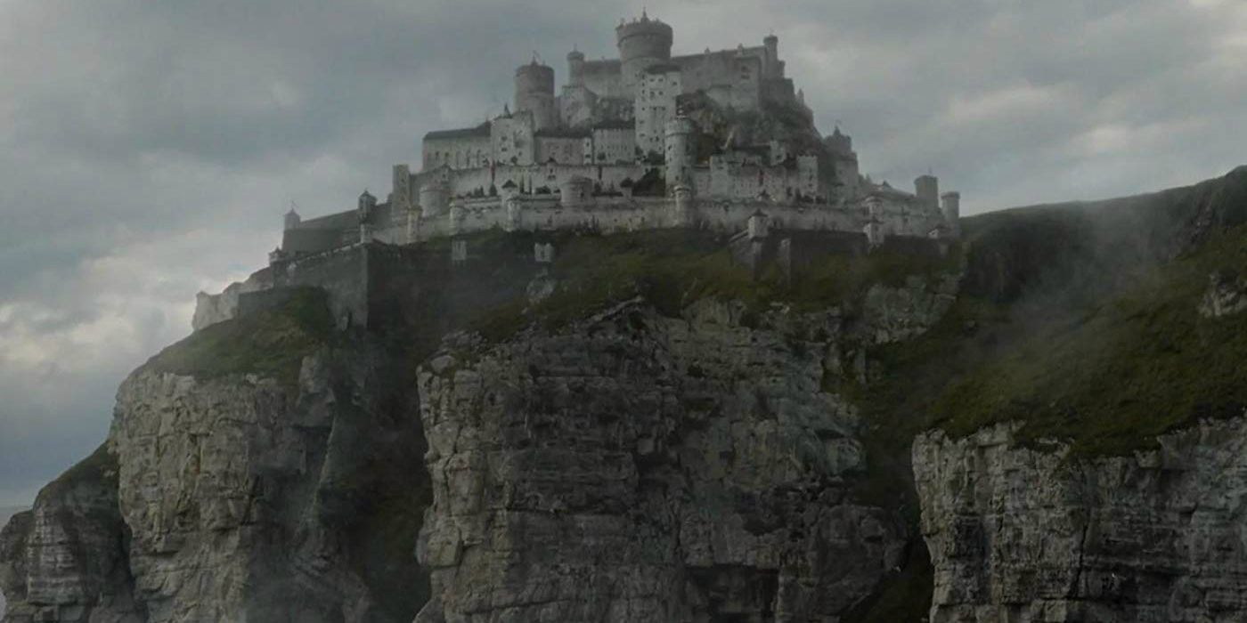 Casterly Rock in The Westerlands in Game of Thrones