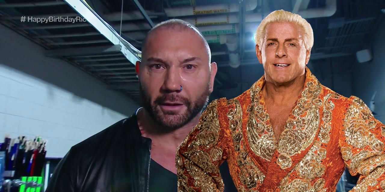 Dave Bautista & Ric Flair WWE Raw Header