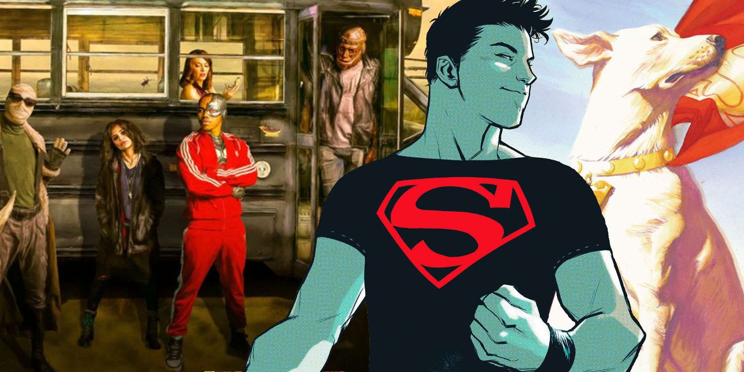 Doom Patrol Superboy and Krypto