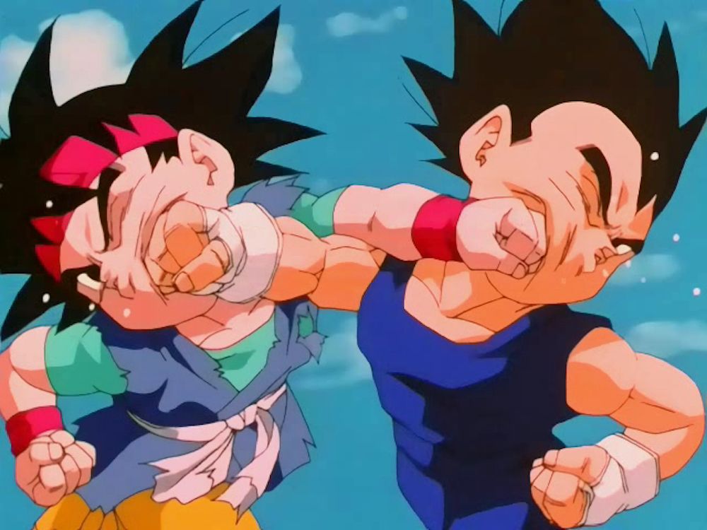 Dragon Ball GT Goku Jr And Vegeta Jr