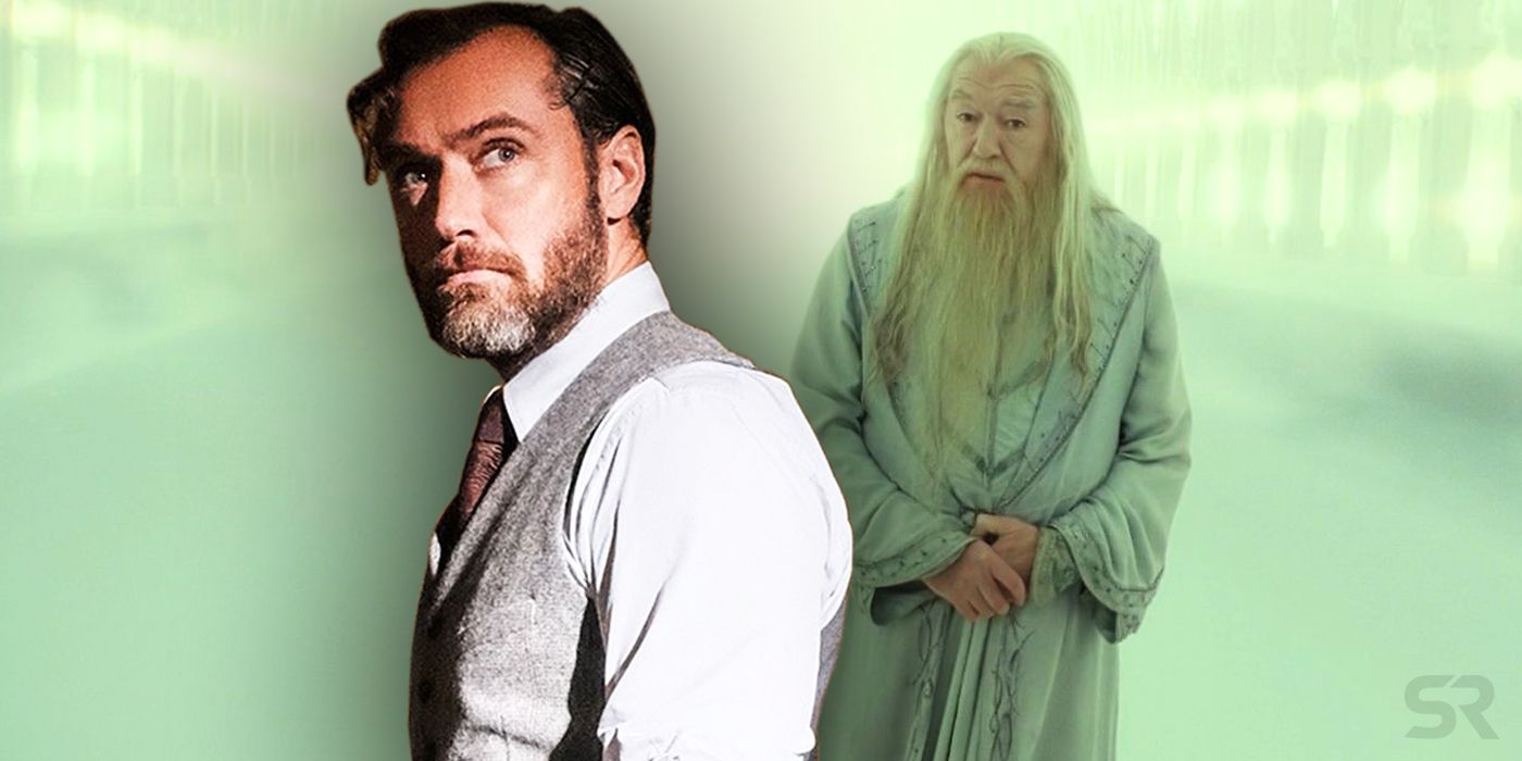 Dumbledore in Fantastic Beasts and Harry Potter