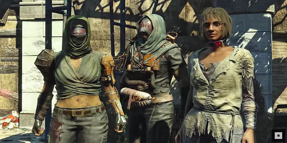 The Disciples faction from Fallout 4's Nuka World DLC.
