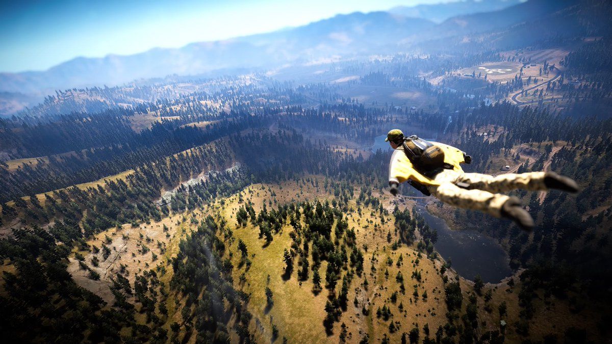Far Cry 5 Wingsuit Takedown