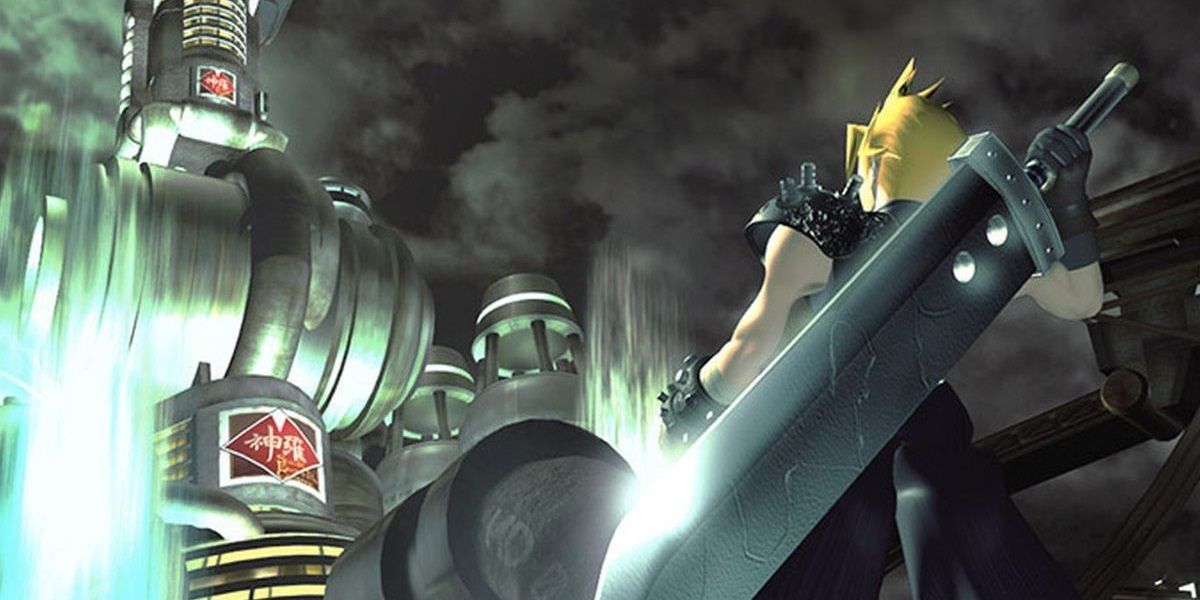 Final Fantasy VII cover artwork showing Cloud with his oversized Buster Sword.