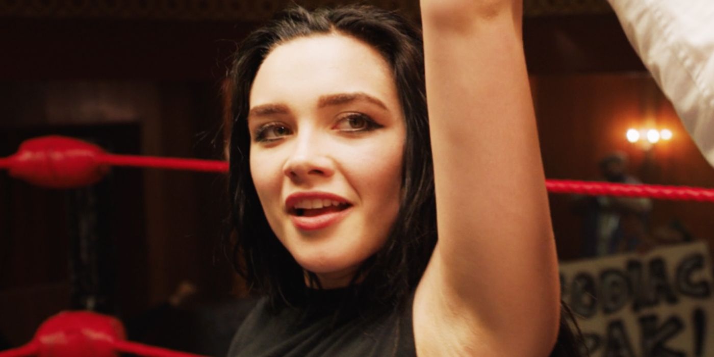 Florence Pugh as WWE Paige in Fighting with my Family