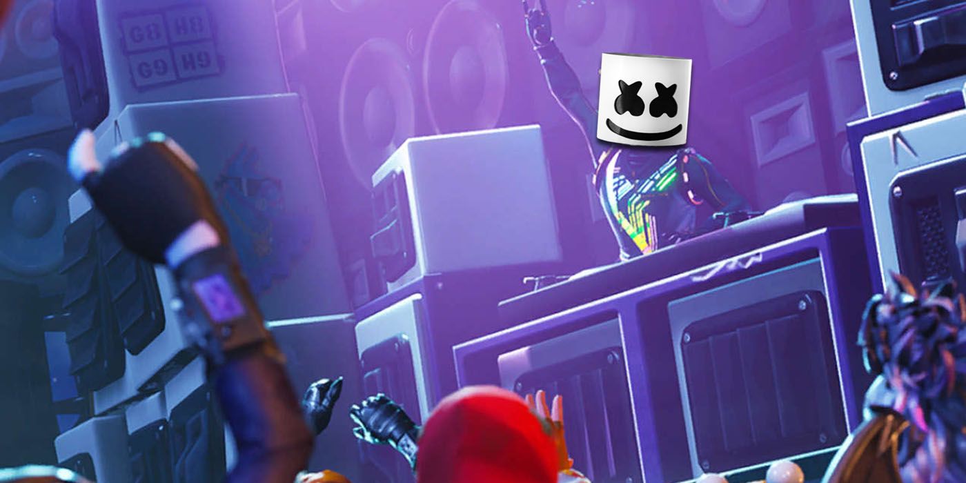 Marshmello as a DJ in Fortnite