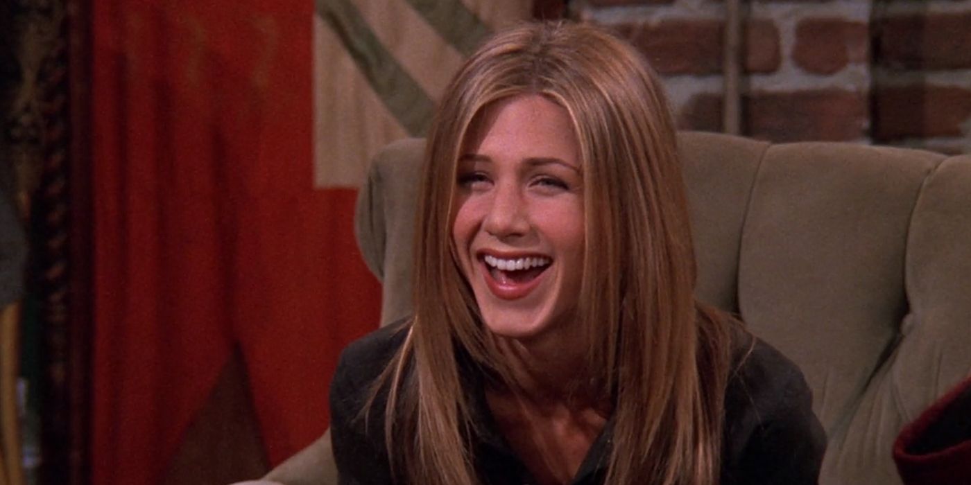 Rachel laughing in Friends