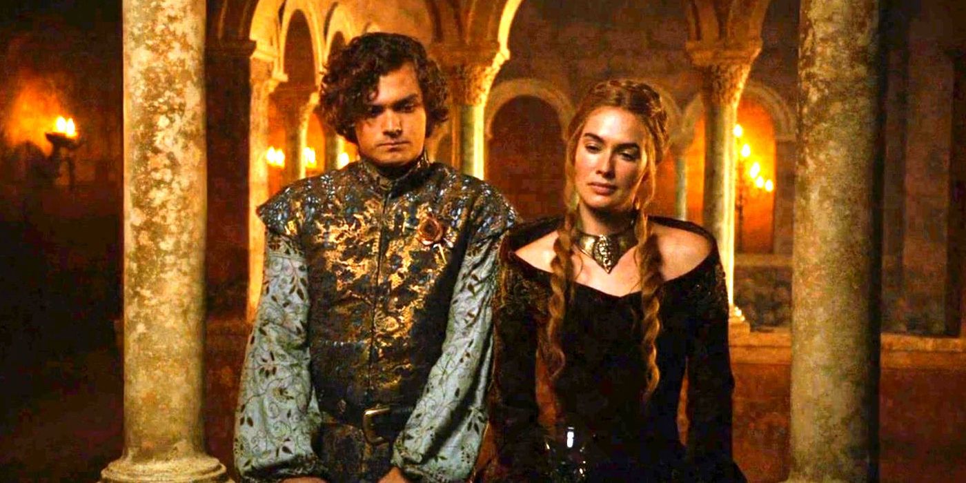 Cersei and Loras Tyrell on Game of Thrones