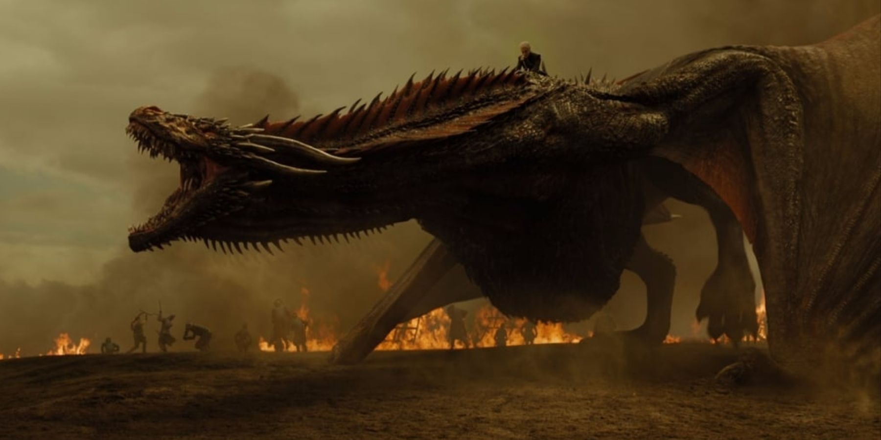 Drogon roars in Game of Thrones