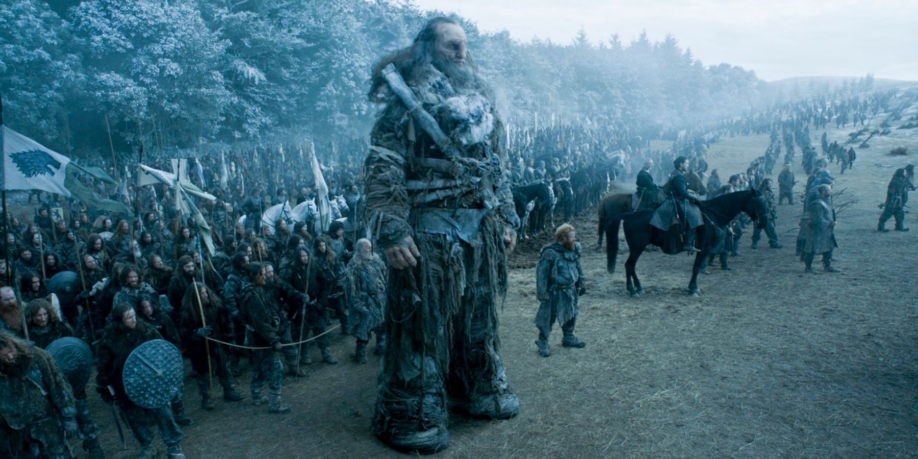 Game of Thrones Giant at the Battle of the Bastards