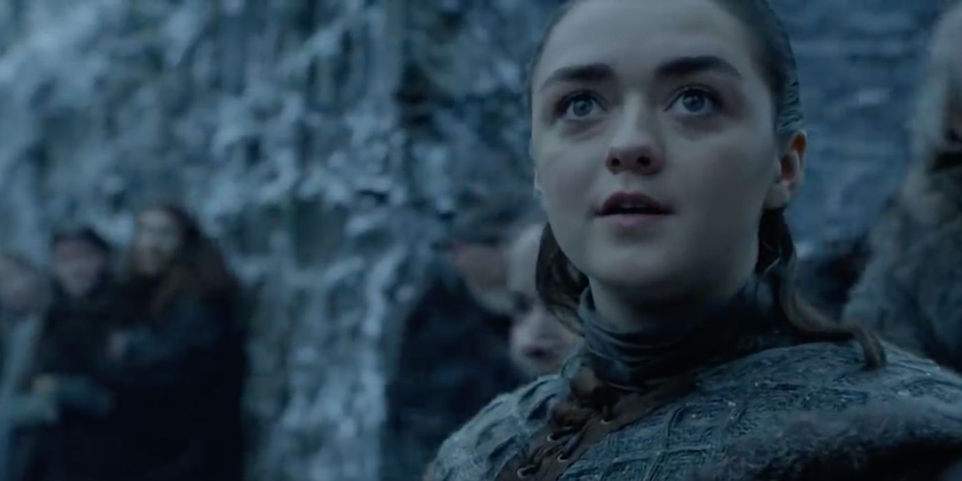 Game of Thrones Season 8 Arya Winterfell Drogon