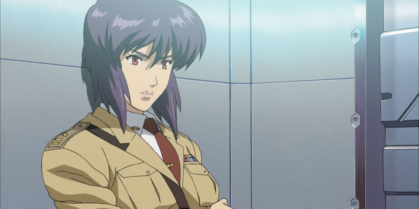 Motoko in a still from Ghost in the Shell Stand Alone Complex