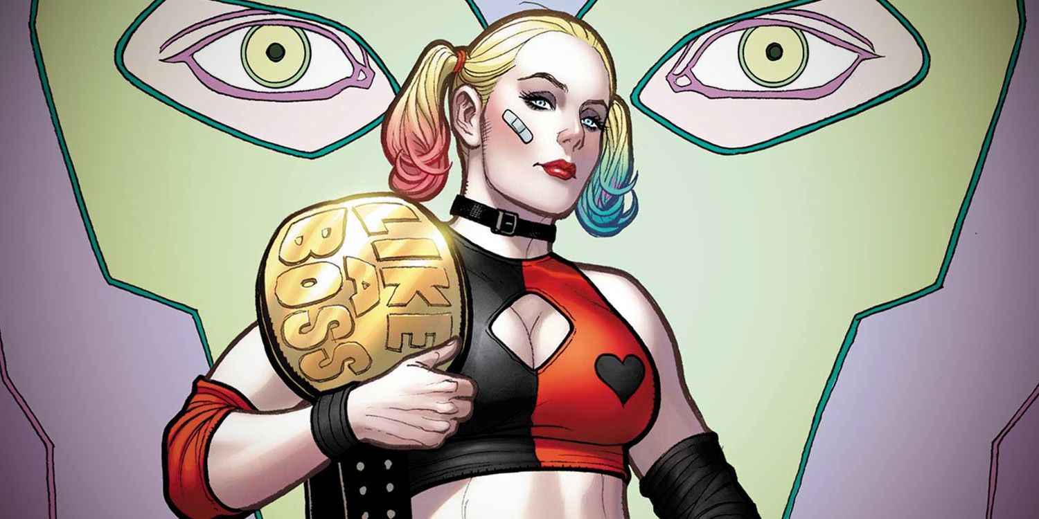 Harley Quinn Wrestler Variant Art
