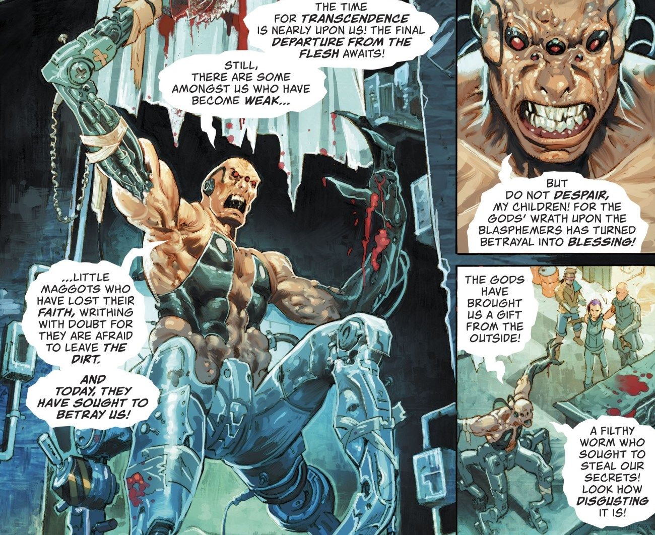 High Level Comic Mutant Cyborgs