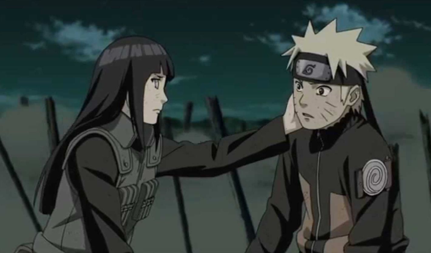 Hinata Helps Naruto During The War