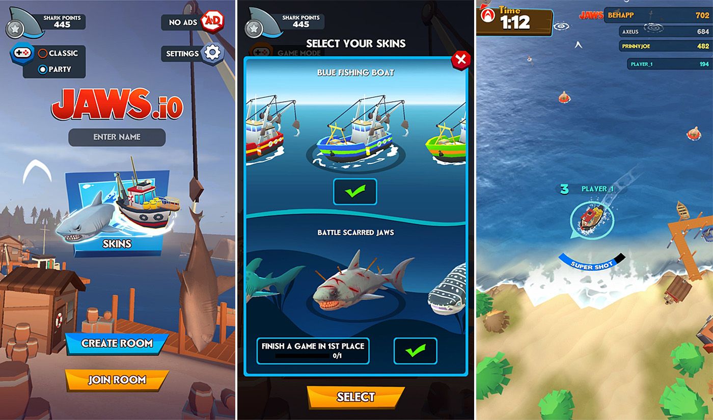 Jaws io gameplay