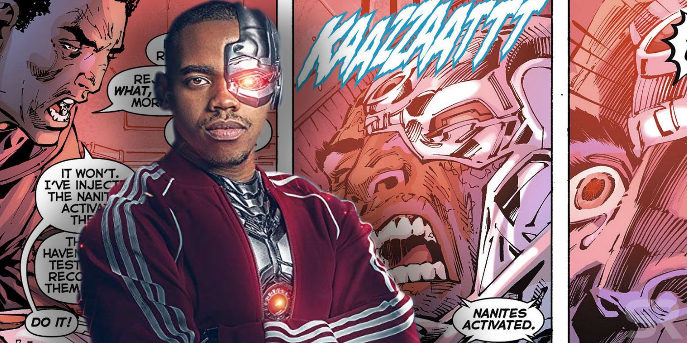 Joivan Wade as Cyborg in Doom Patrol with New 52 Origin Comic