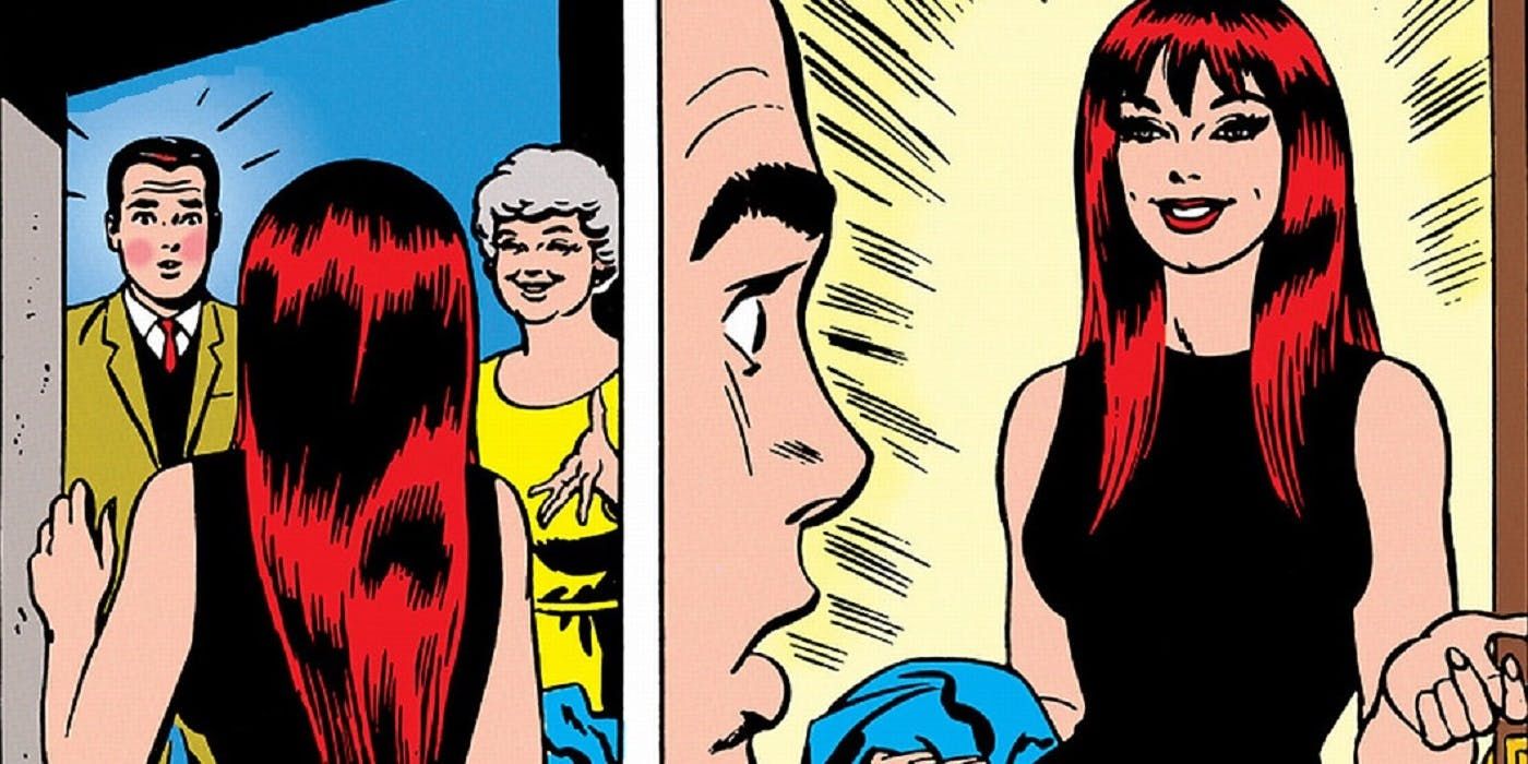 Peter Parker meets Mary Jane for the first time in The Amazing Spider-Man #42.