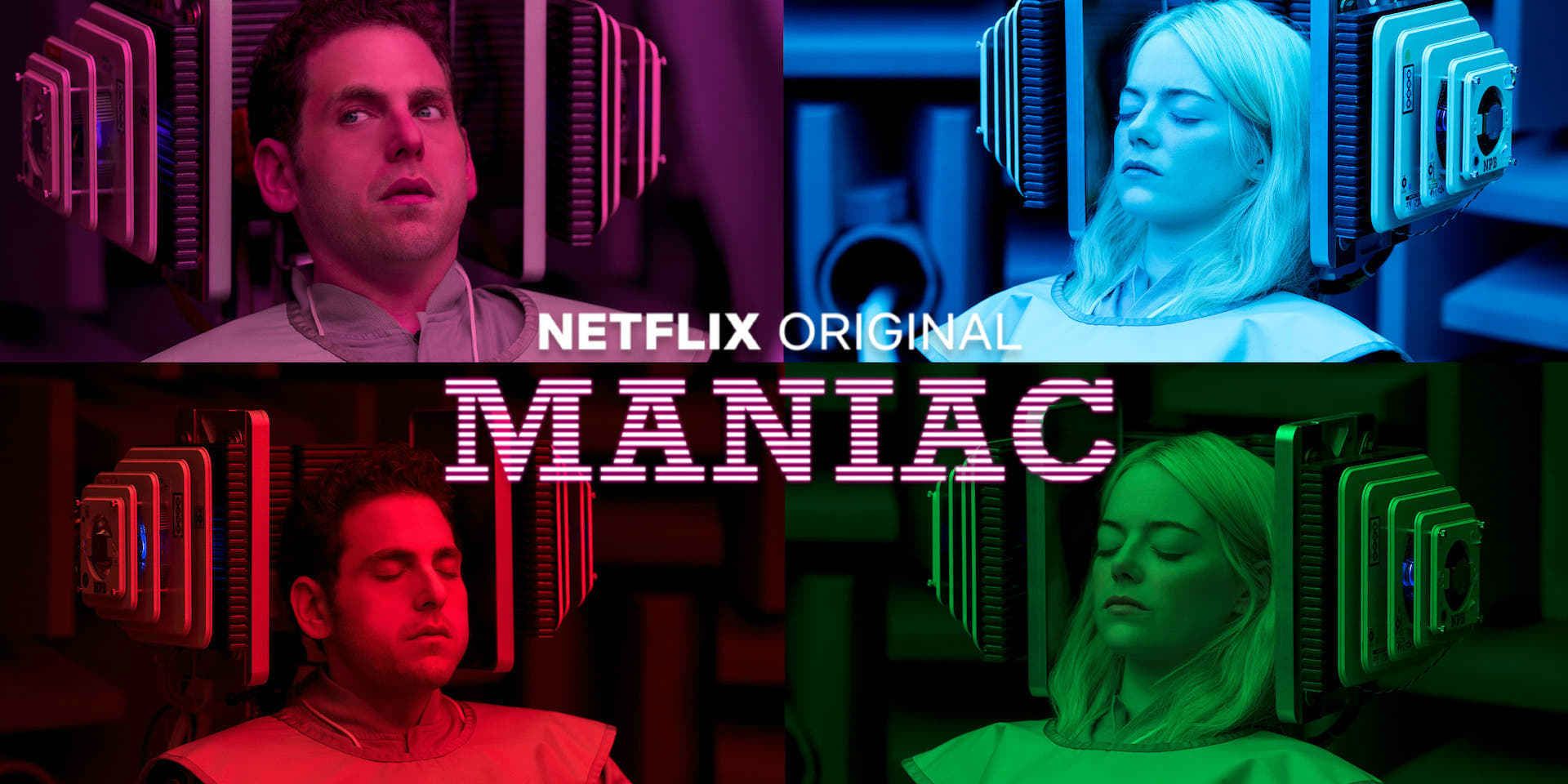 Включи подкаст байки. Maniac show Netflix. Maniac show.