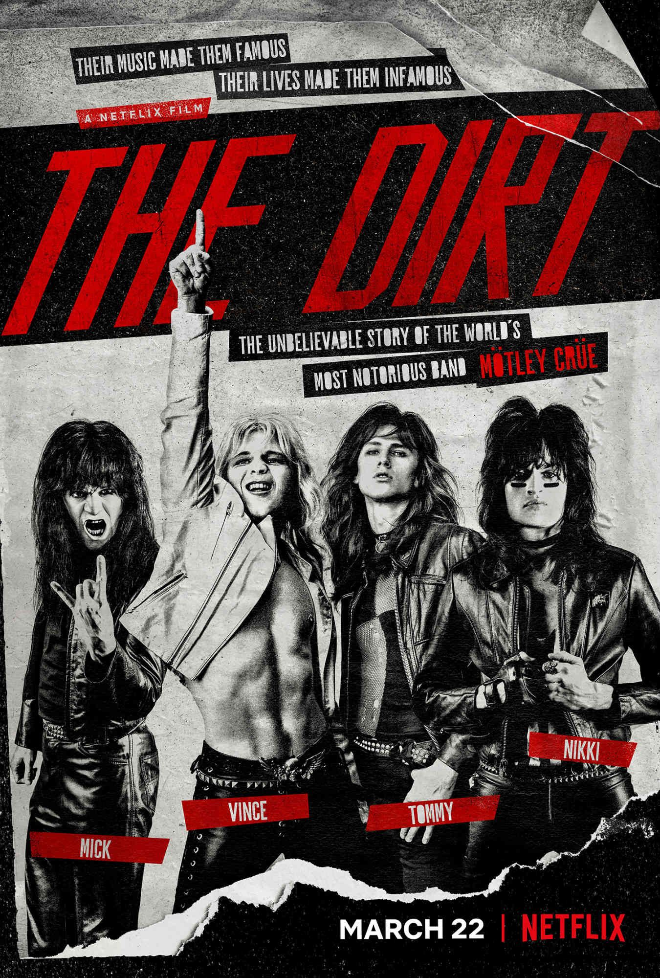 Netflix Movie The Dirt Poster