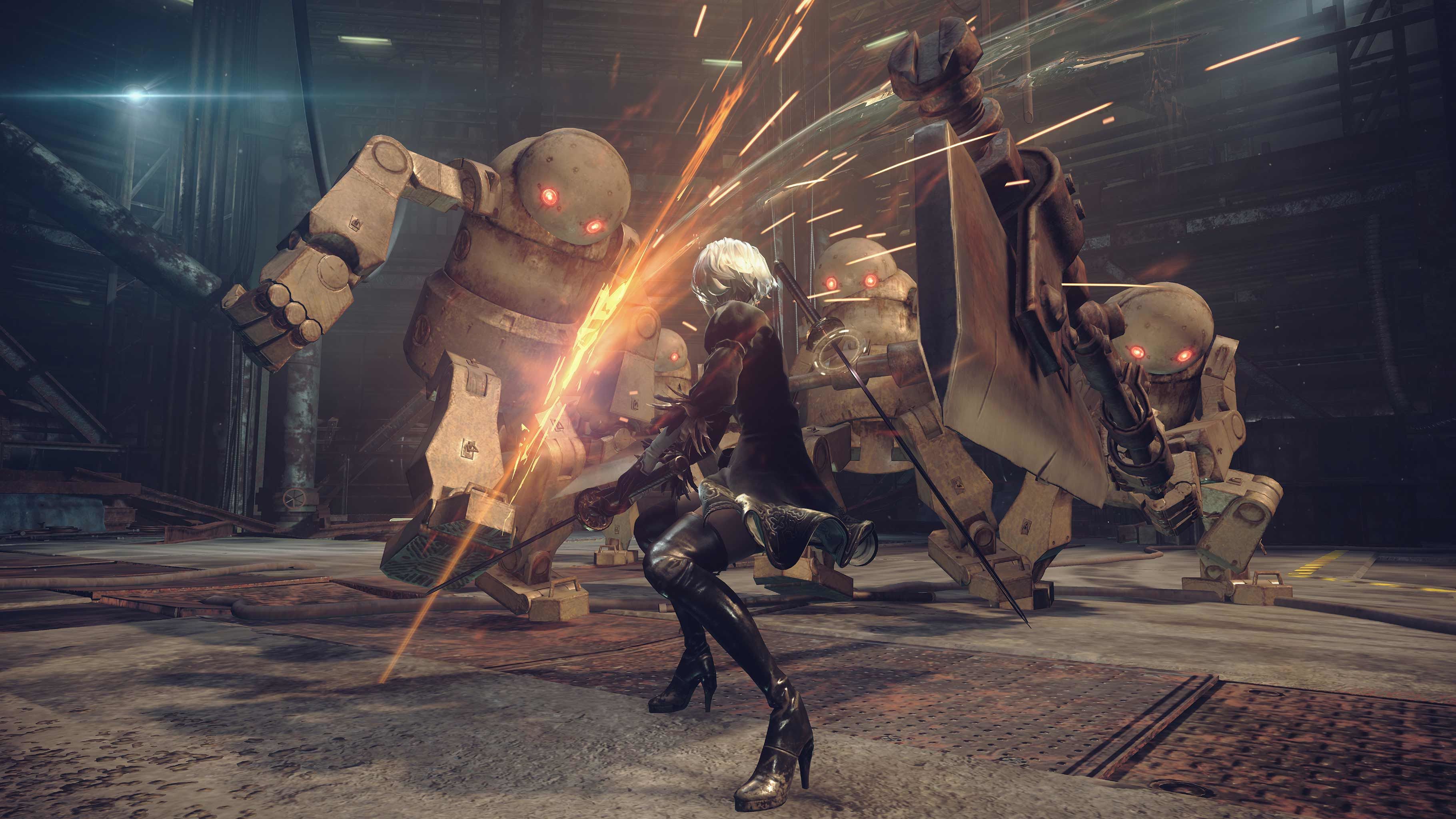 NieR Automata Game of the YoRHa Edition Review Machines