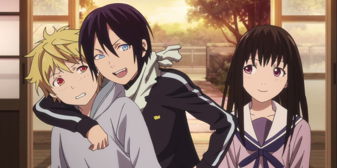 The three main characters from Noragami.